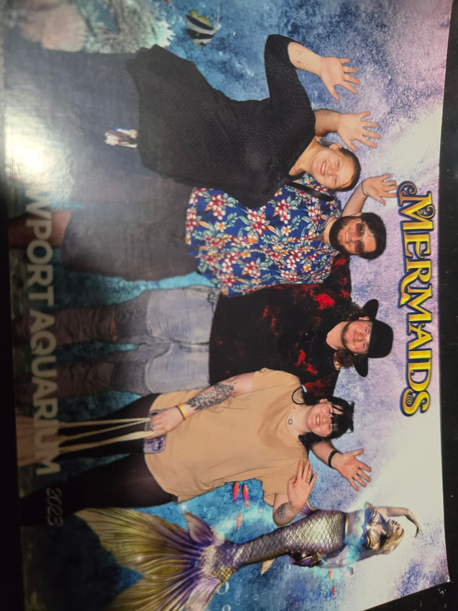 David and friends at the Newport Aquarium