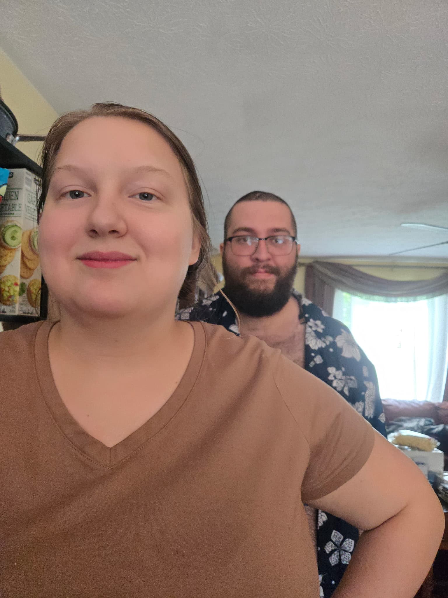 David and Jennifer at home